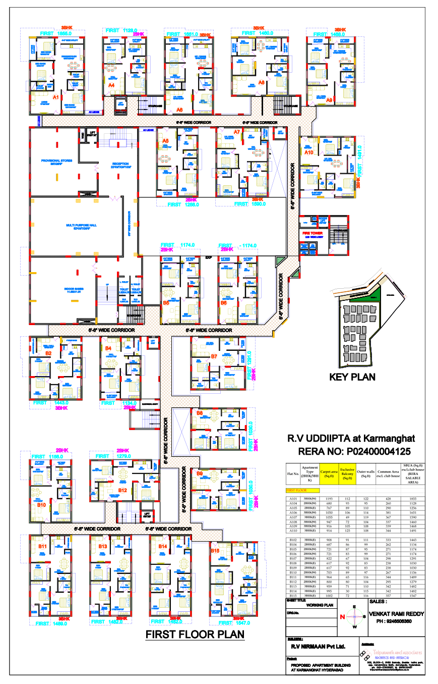 Rv Uddiipta Floor Plan