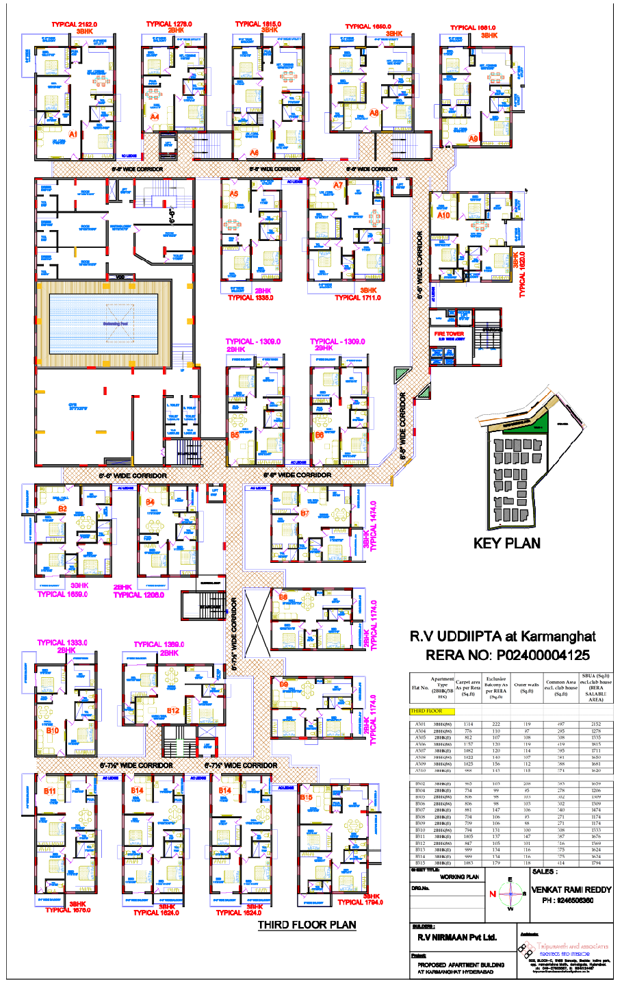 Rv Uddiipta Floor Plan